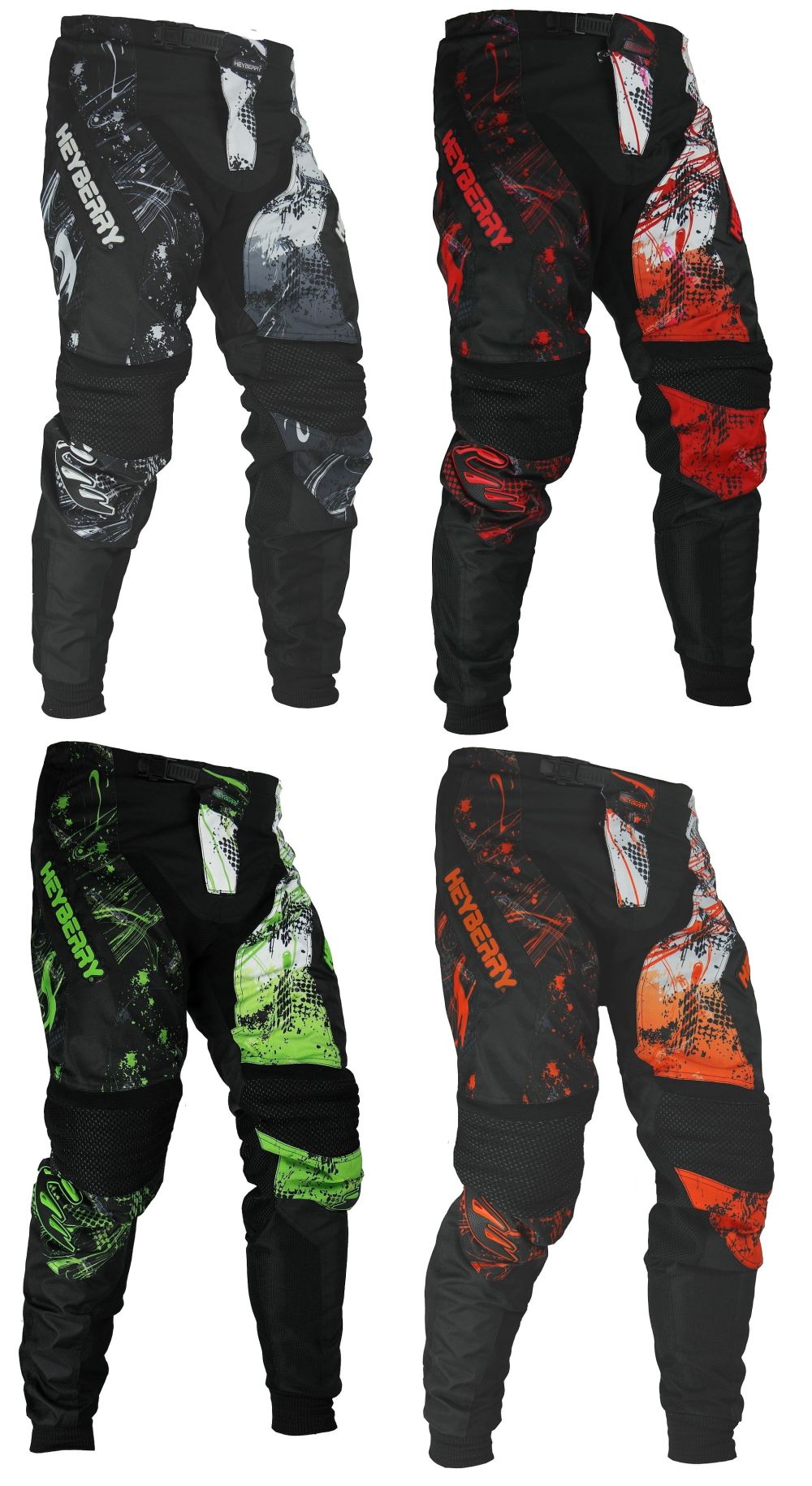Heyberry Motocross Hose Enduro Quad Offraod MX Dirt Pants M L XL XXL