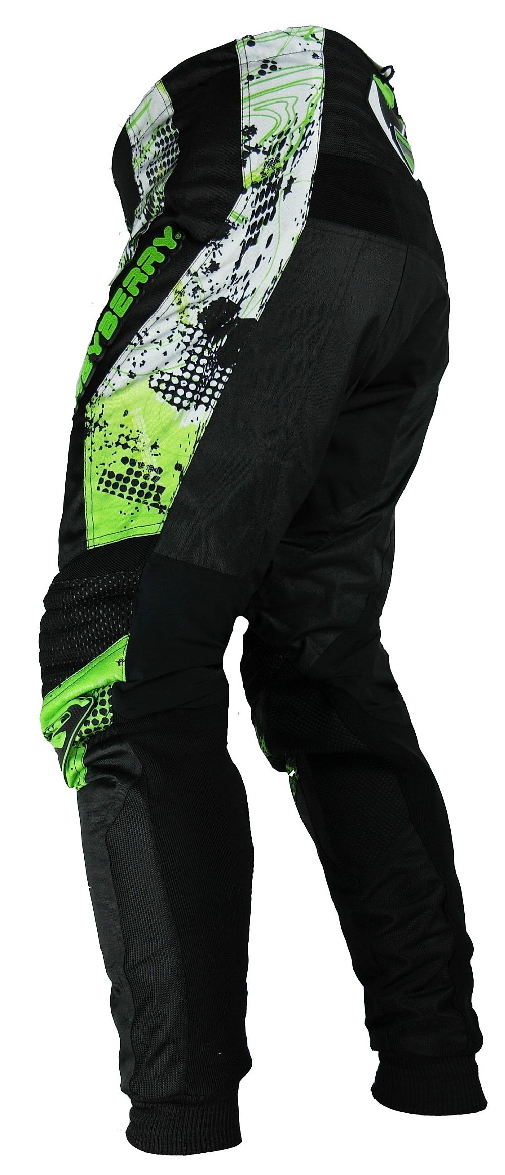 Heyberry Motocross Enduro Quad Hose schwarz grün Gr. M - XXL