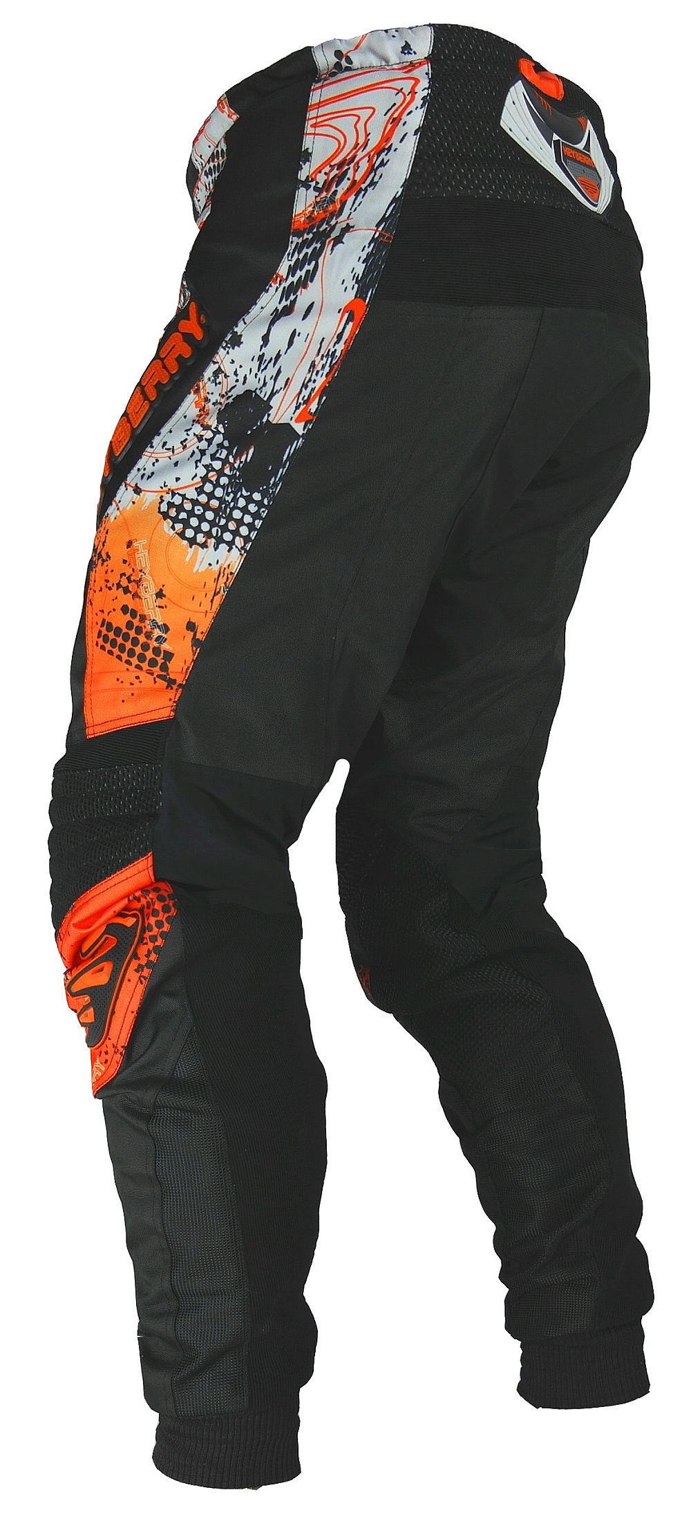 Heyberry Motocross Enduro Quad Hose schwarz orange Gr. M - XXL