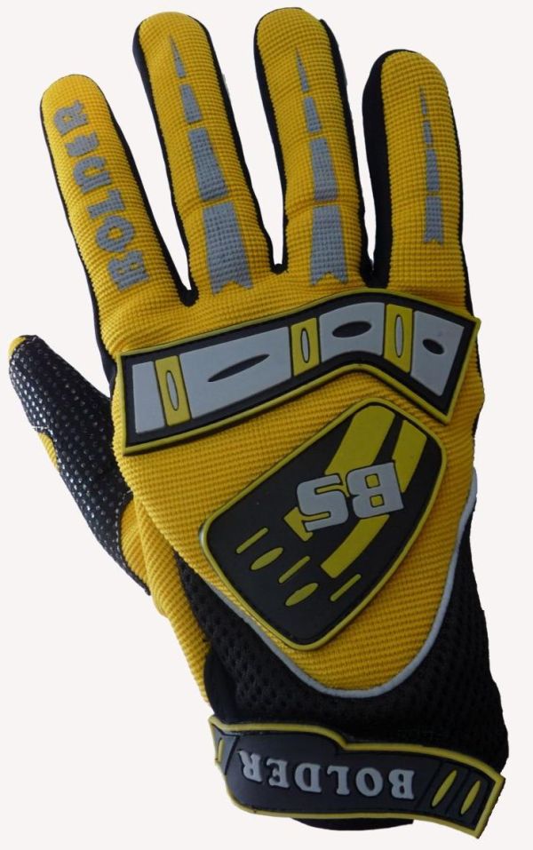 Motocross Handschuhe Farbe: gelb . Größe: M -XXL