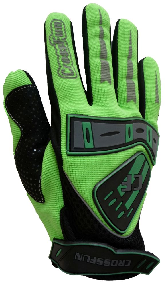 Motocross Handschuhe Farbe: grün . Größe: M -XXL