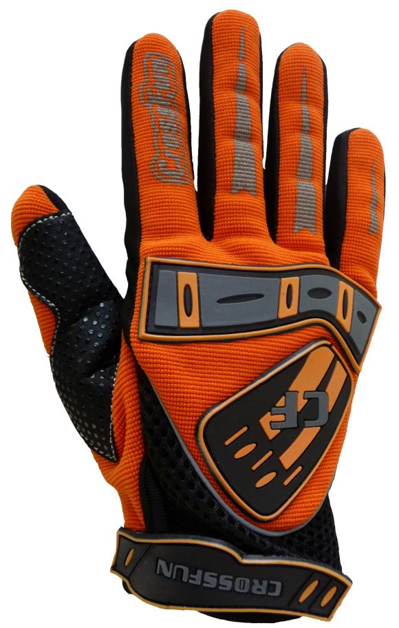 Motocross Handschuhe Farbe: orange . Größe: M -XXL