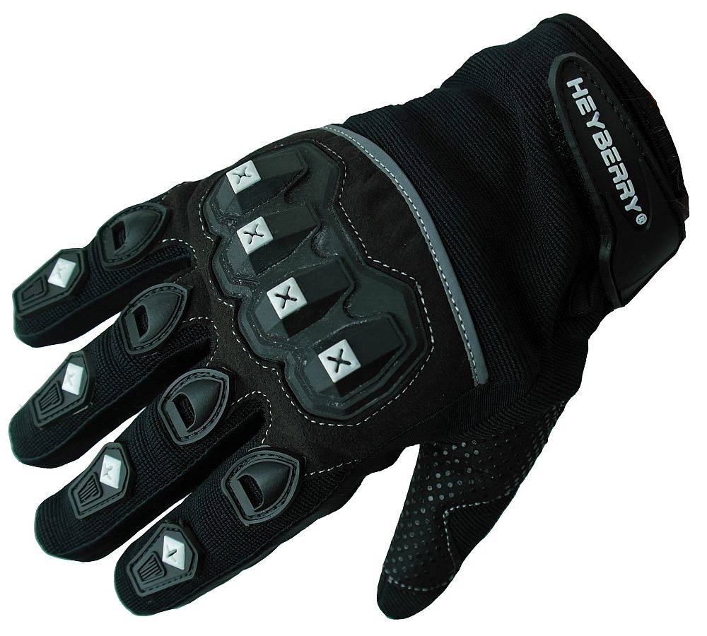 Heyberry Motocross Offroad MTB MX Handschuhe schwarz Gr. S - XXL