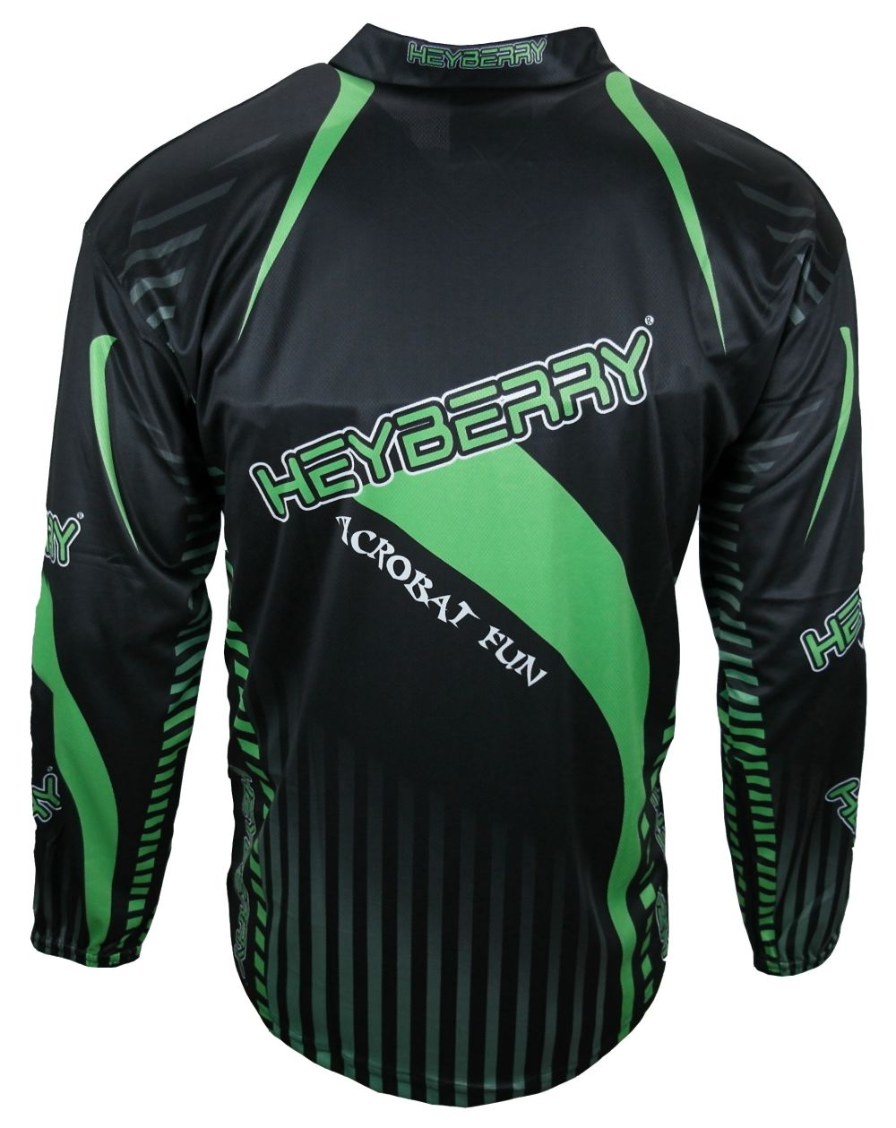 Heyberry Motocross MX Shirt Jersey Trikot schwarz fluorgrün Größe M L XL XXL