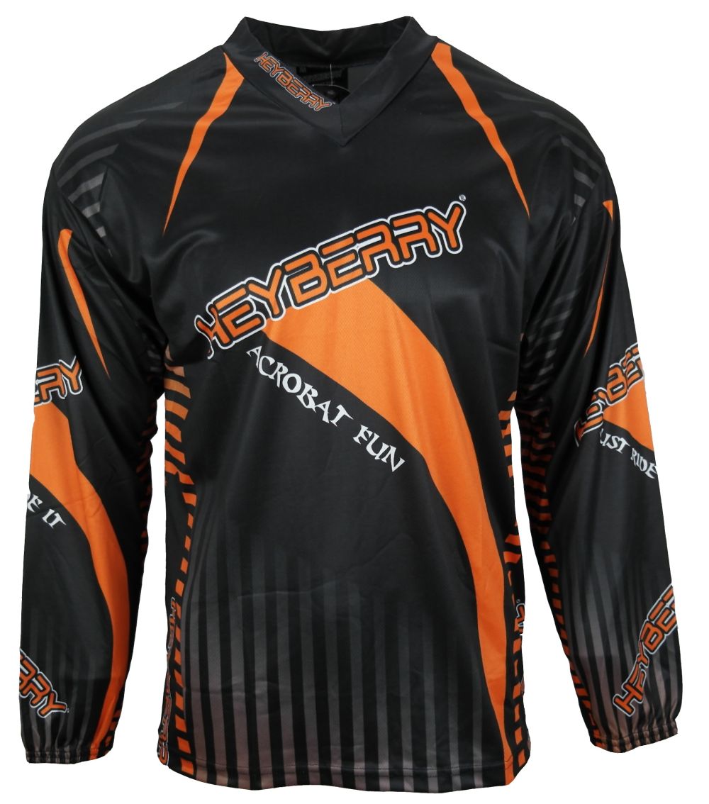 Heyberry Motocross MX Shirt Jersey Trikot schwarz orange Größe M L XL XXL