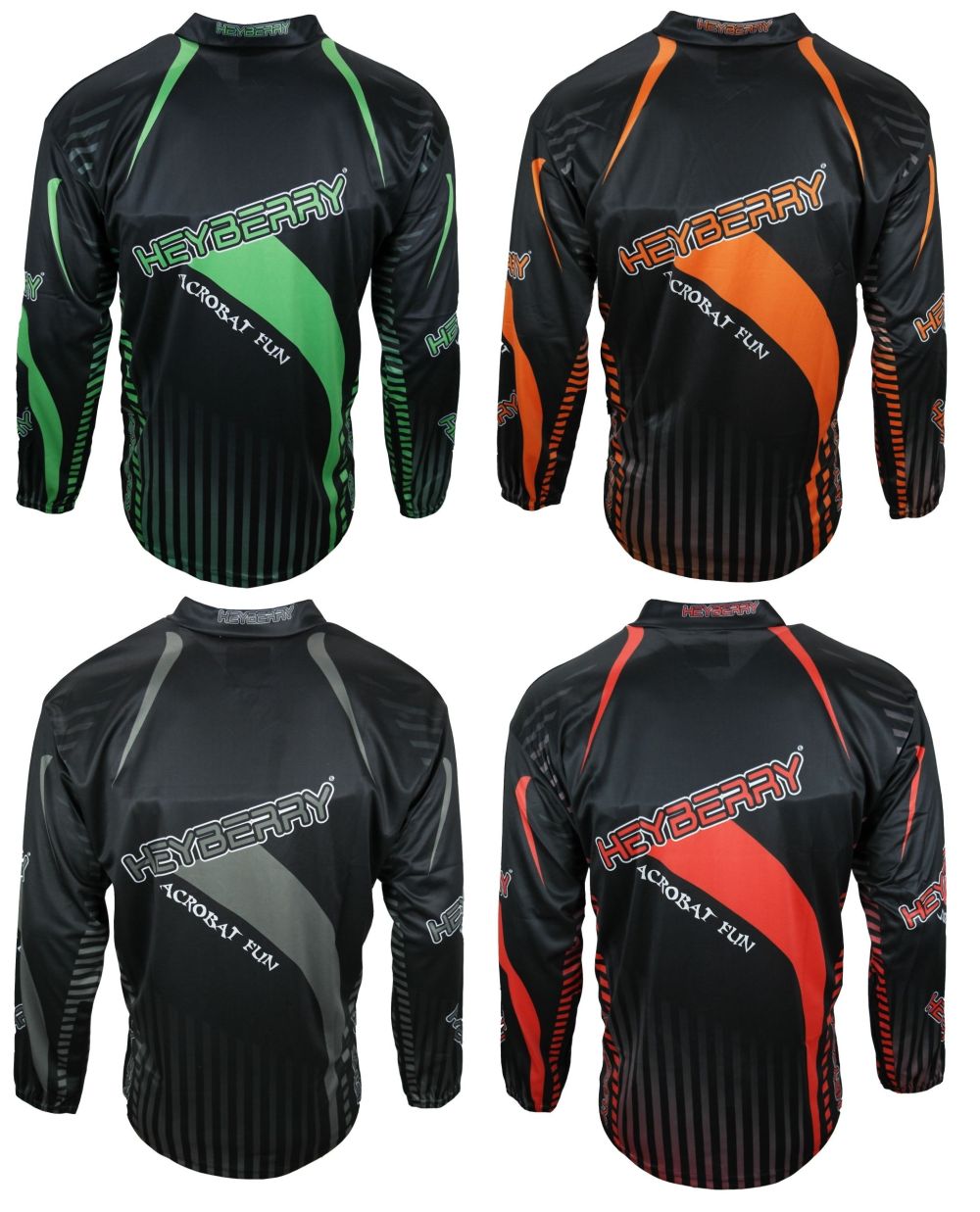 Heyberry Motocross MX Shirt Jersey schwarz rot Größe XXL