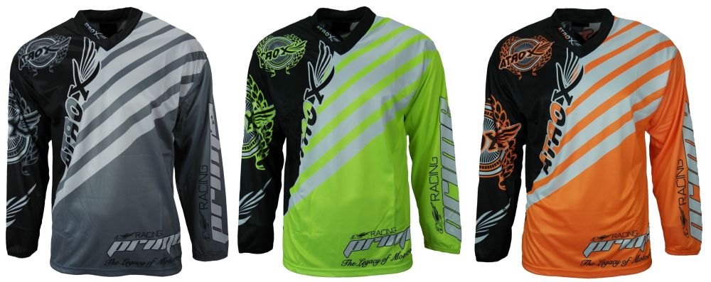Heyberry Motocross MX Shirt Jersey Trikot schwarz grün Größe M