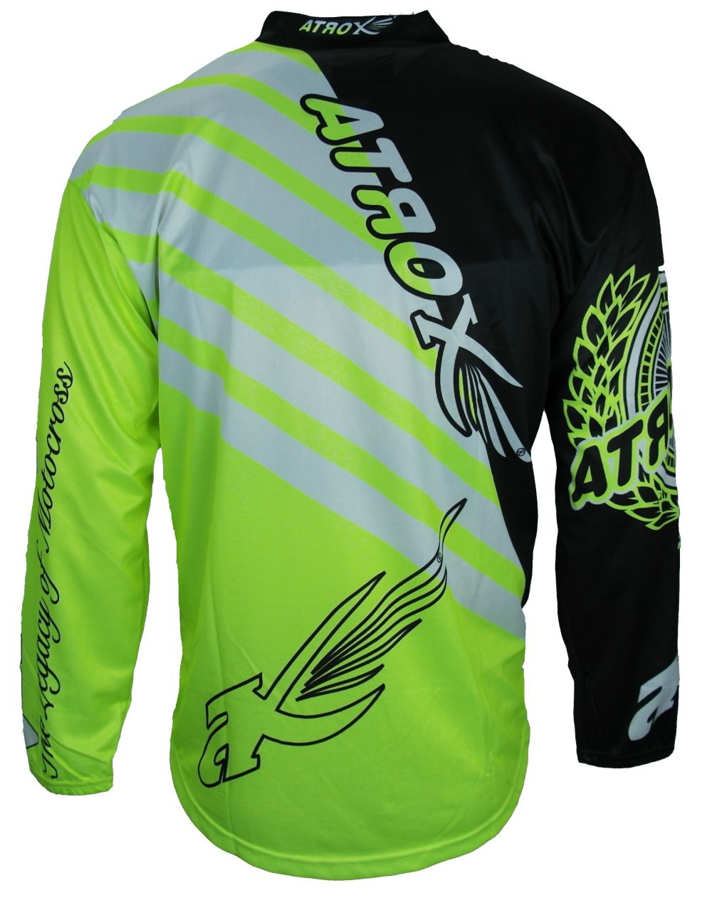 Heyberry MX-Cross Quad Motocross Shirt Jersey Trikot schwarz weiß grün M bis XXL