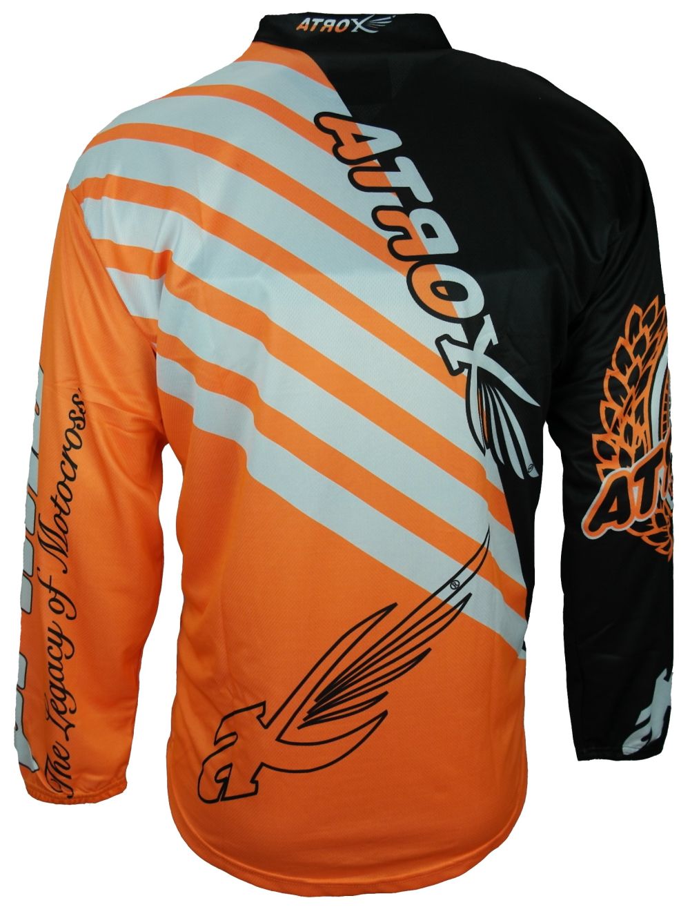 Heyberry MX-Cross Quad Motocross Shirt Jersey Trikot schwarz weiß orange M - XXL